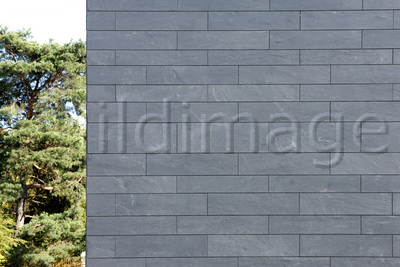 Neue Schieferwerkstein-Fassade zur BAU 2013 Abb 01