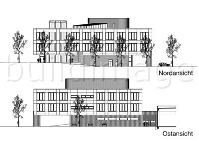 ArGeTon-Fassade für Druckhaus 8