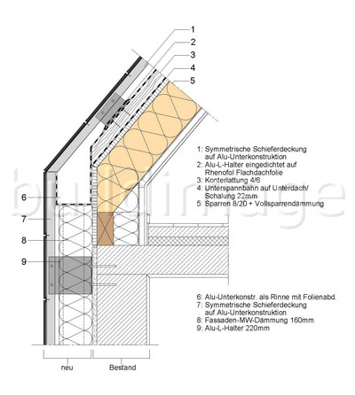 Siedlungshaus hinter Schiefermantel Abb 11