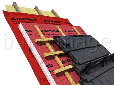 Aufsparrendämmung von Wienerberger Abb 4 KoraTherm 3D-Visualisierung