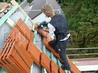 Sturmfeste Dachdeckung für Schule Abb 3